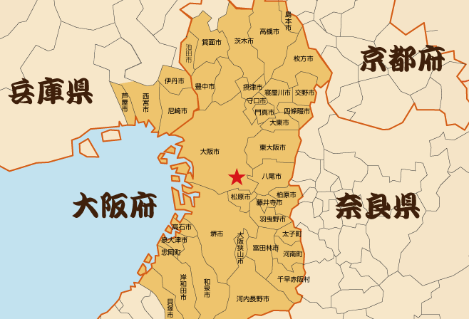 関西配達エリア